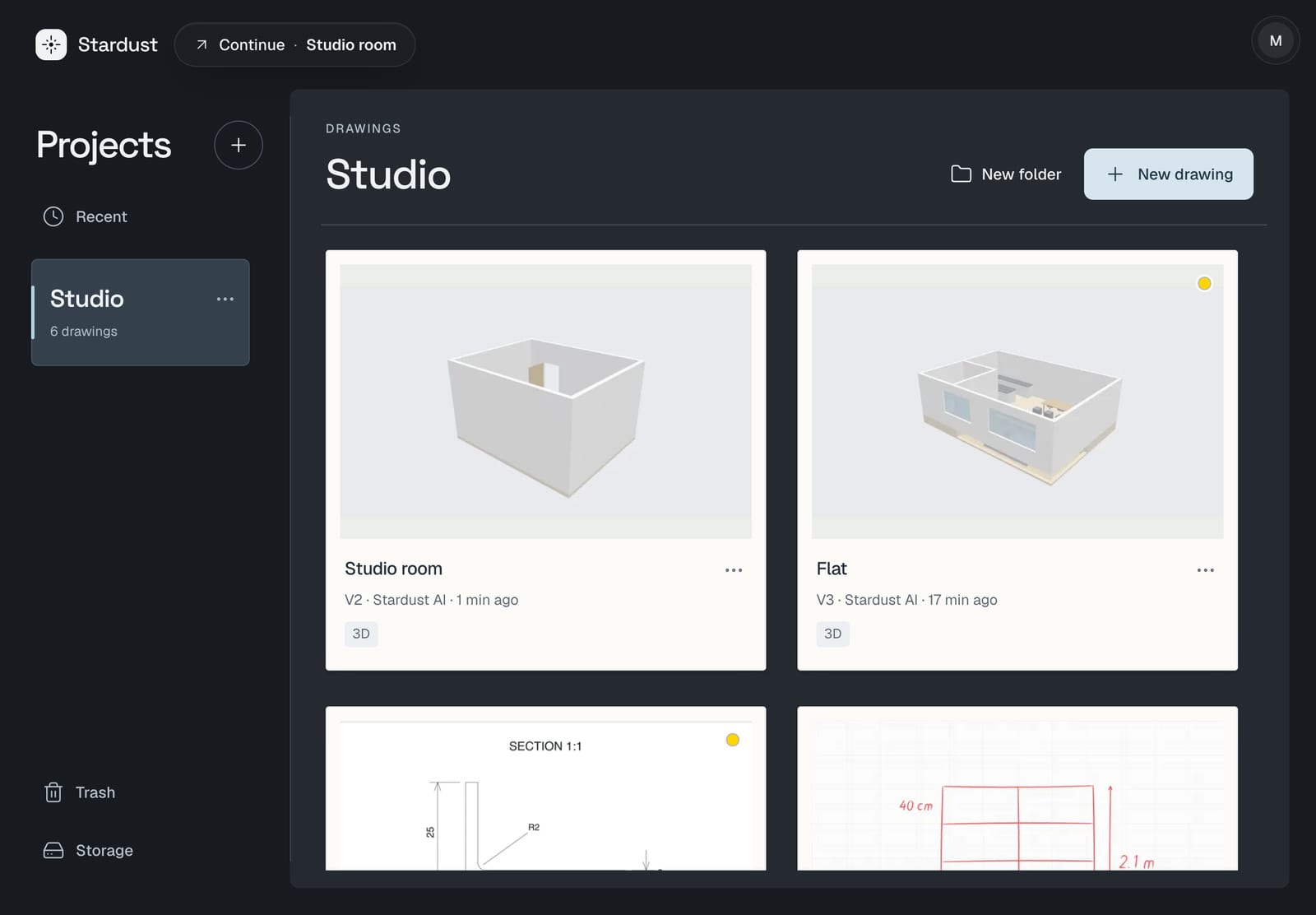 The project’s Files with the new model and drawing in it