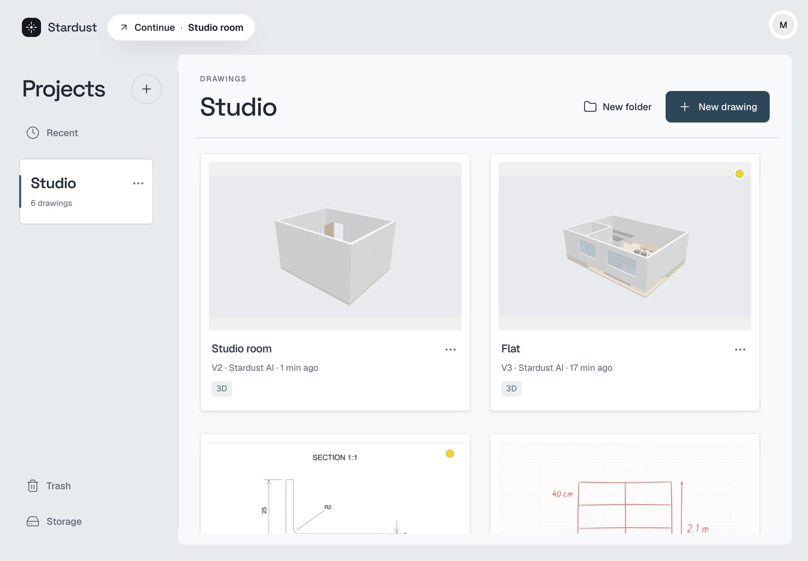 The project’s Files with the new model and drawing in it